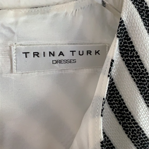 Trina Turk Striped Sleeveless Drop Waist Dress - Picture 5 of 7